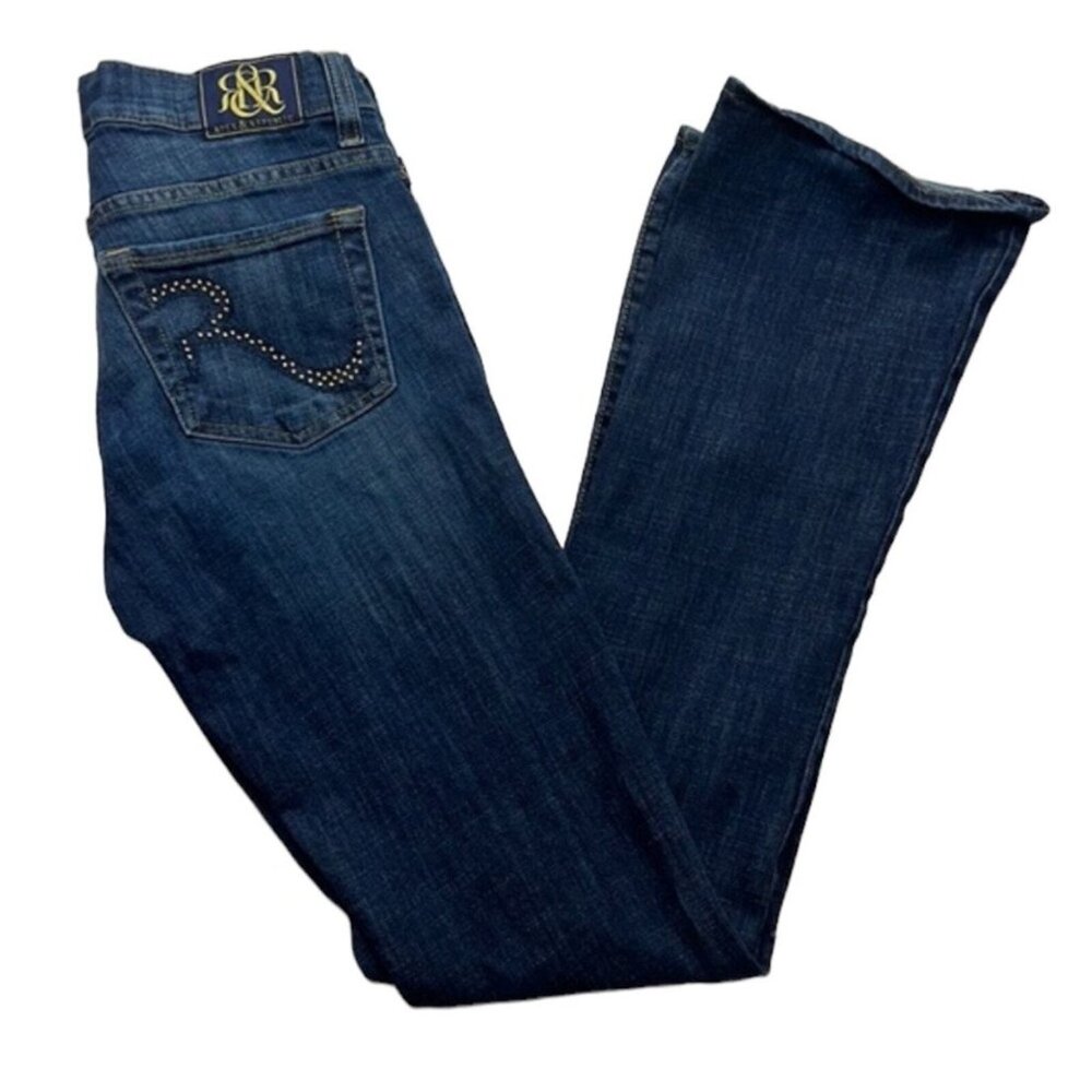 Rock & Republic Jeans women’s Size 4 Kasandra Bootcut Stretch Blue Denim